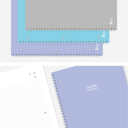 N COLLEGE NOTEBOOKS (3 PACK)