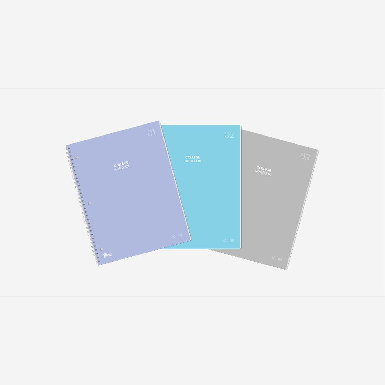 N COLLEGE NOTEBOOKS (3 PACK)